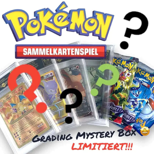Pokemon Mystery Box | 3x Garantierte Grading-Karte | AP