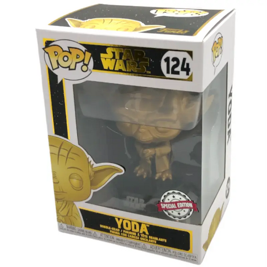 Funko Pop 124 Vinyl | Star Wars - Yoda Gold | Special