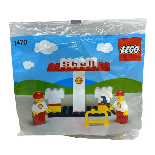 Lego 1470 Shell Station Tankstation Selten Polybag - 1