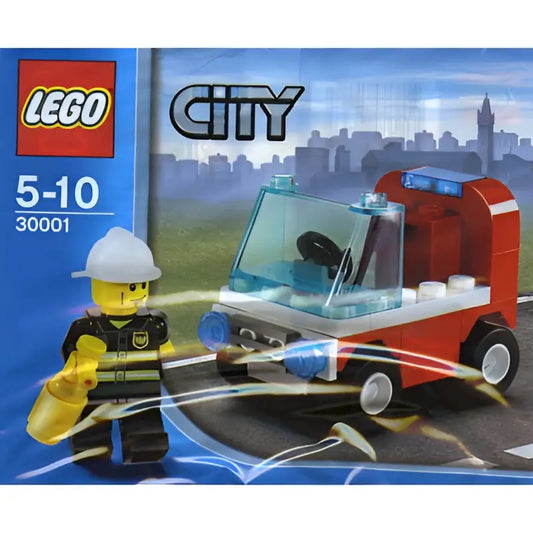 LEGO City 30001 Fireman’s Car Feuerwehrmann Auto Polybag - 1