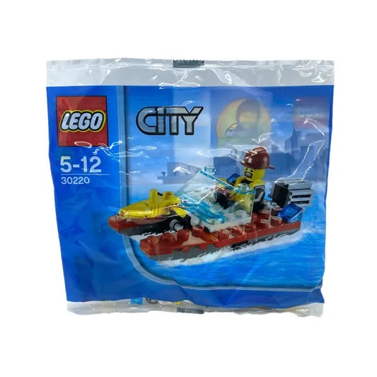 LEGO City 30220 Feuerwehr Speedboot und Minifigur Polybag - 1