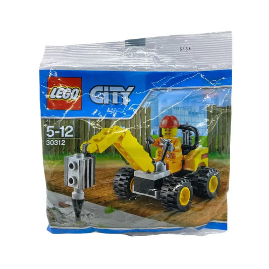 LEGO City 30312 Demolition Driller Bagger Polybag - 1