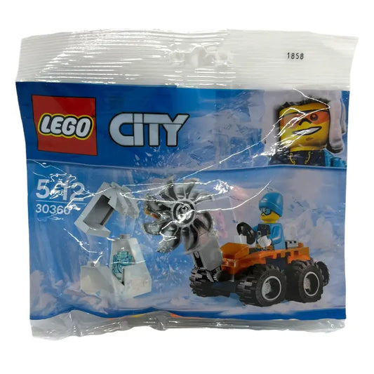 LEGO City 30360 Arktis Eissäge Schnee Auto Polybag - 1