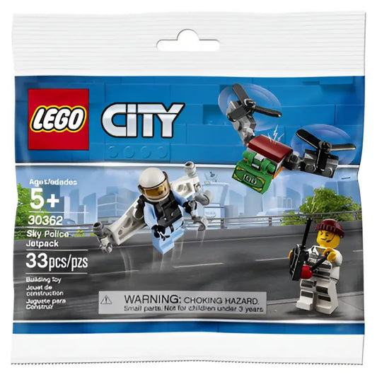 LEGO City 30362 Sky Police Jetpack und Bankräuber Polybag - 1