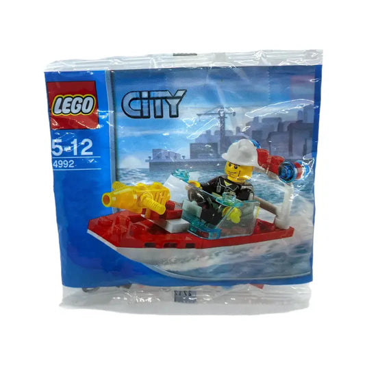 LEGO City 4992 Feuerwehrboot mit Minifigur Polybag - 1