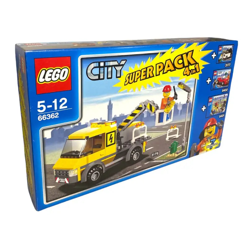 LEGO City Super Pack 4 in 1 (3179 3177 8402 und 8401)