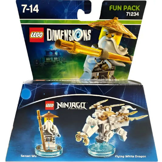 LEGO Dimensions 71234 Ninjago Fun Pack Sensei Wu + weißer - 1