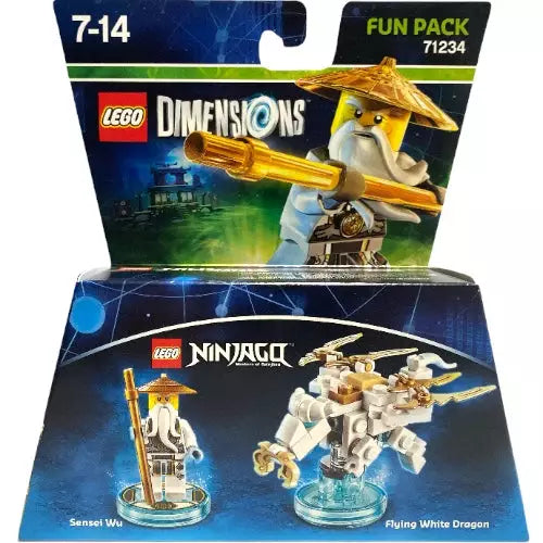 LEGO Dimensions 71234 Ninjago Fun Pack Sensei Wu + weißer!