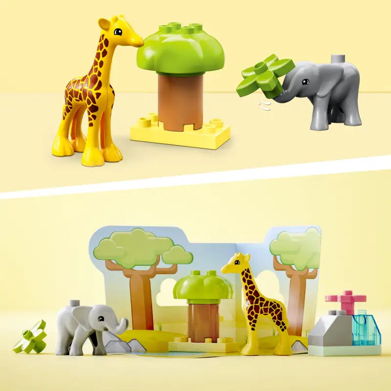 LEGO DUPLO Wilde Tiere Afrikas Lernspielzeug für Jungen