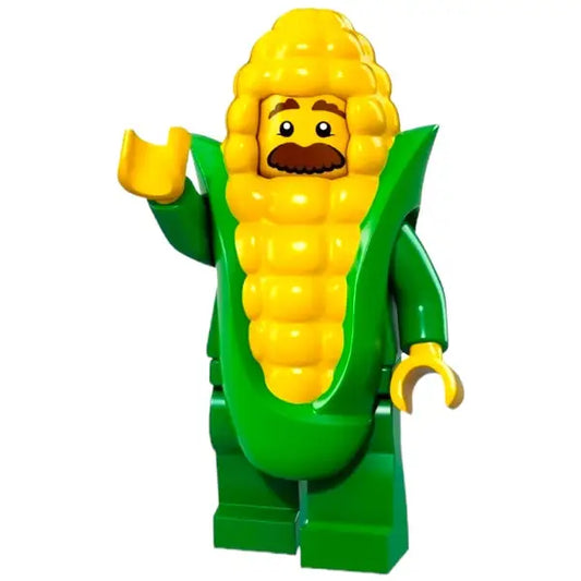 Lego Figur Mann im Maiskolbenkostüm Nr.4 - Serie 17 Pack 71018 - 1