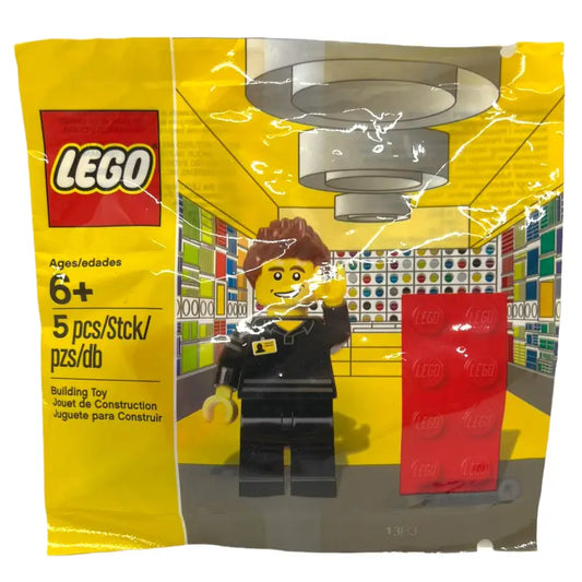 Lego Store Mitarbeiter Minifigure Polybag 5001622 - 1