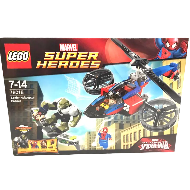 LEGO Superheroes 76016 Spider-Helicopter Rescue!