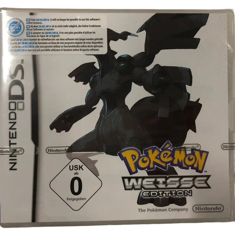 Nintendo DS Spiel Pokemon weiße Edition sealed