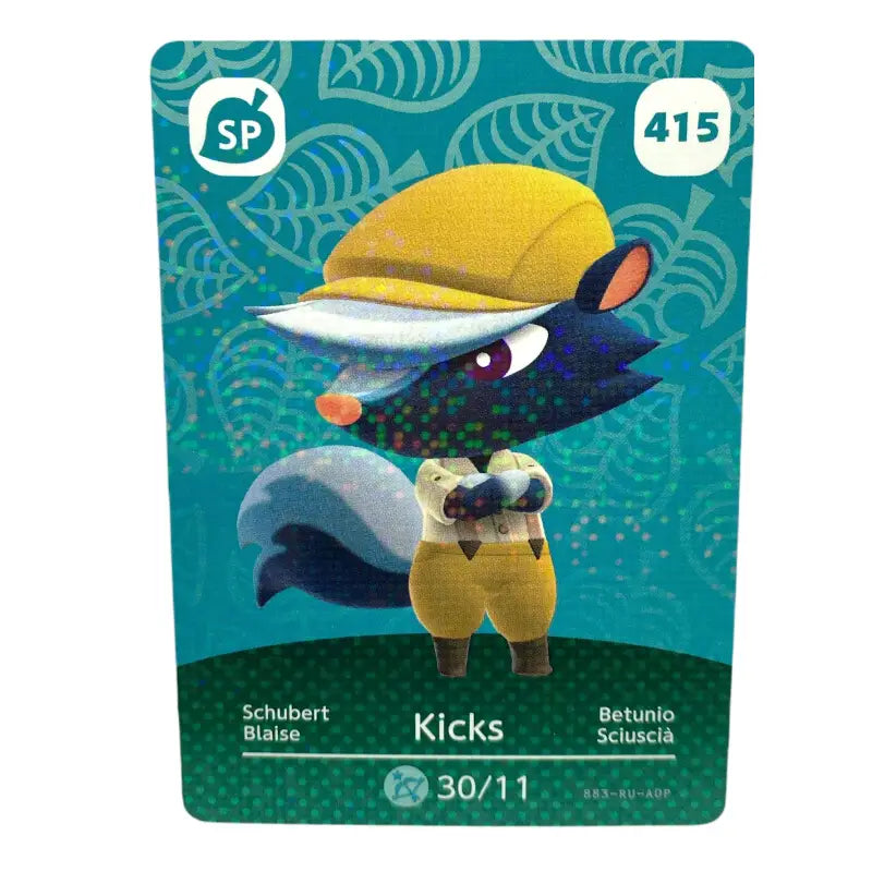 Nintendo schubert / kicks 415 amiibo animal crossing serie