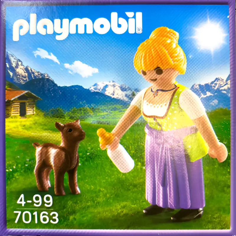 Playmobil Bäuerin mit Zieglein Milka Limitierte Edition