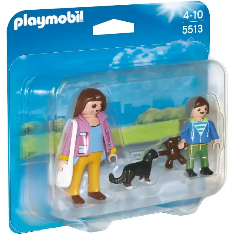 PLAYMOBIL Duo Pack Mama mit Schulkind 5513