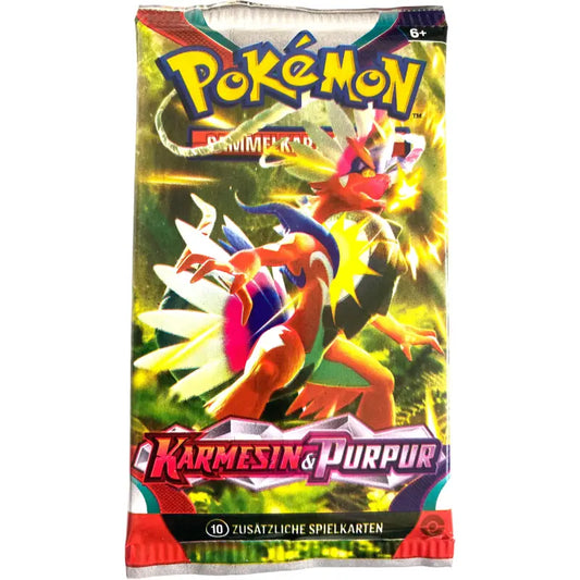 Pokemon Booster Pack | Karmesin Purpur | Deutsch | TradingToys - 1