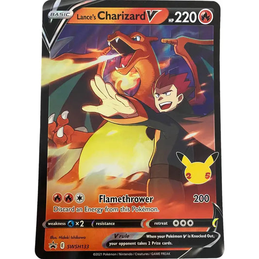 Pokemon Charizard V Karte Lance´s SWSH133 Promo - 1