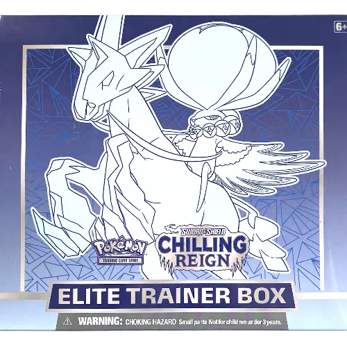 Pokémon Chilling Reign Ice Rider Calyrex Elite Trainer Box!