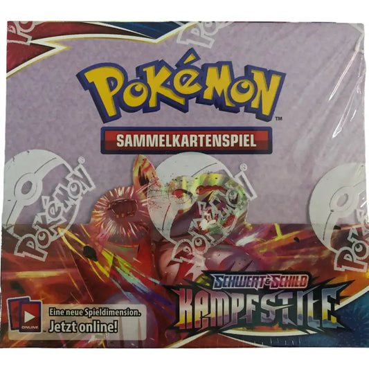 Pokémon Kampfstile Schwert & Schild 36 Booster Display