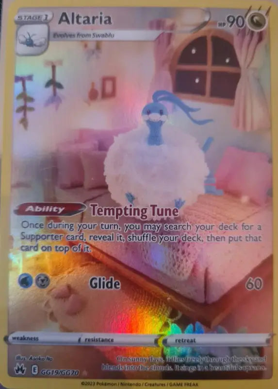 Pokemon Karte Altaria GG19/GG70 Grown Zenith Englisch