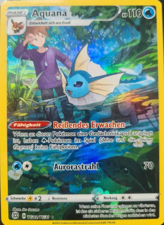 POKEMON Karte - Aquana - Strahlende Sterne deutsch