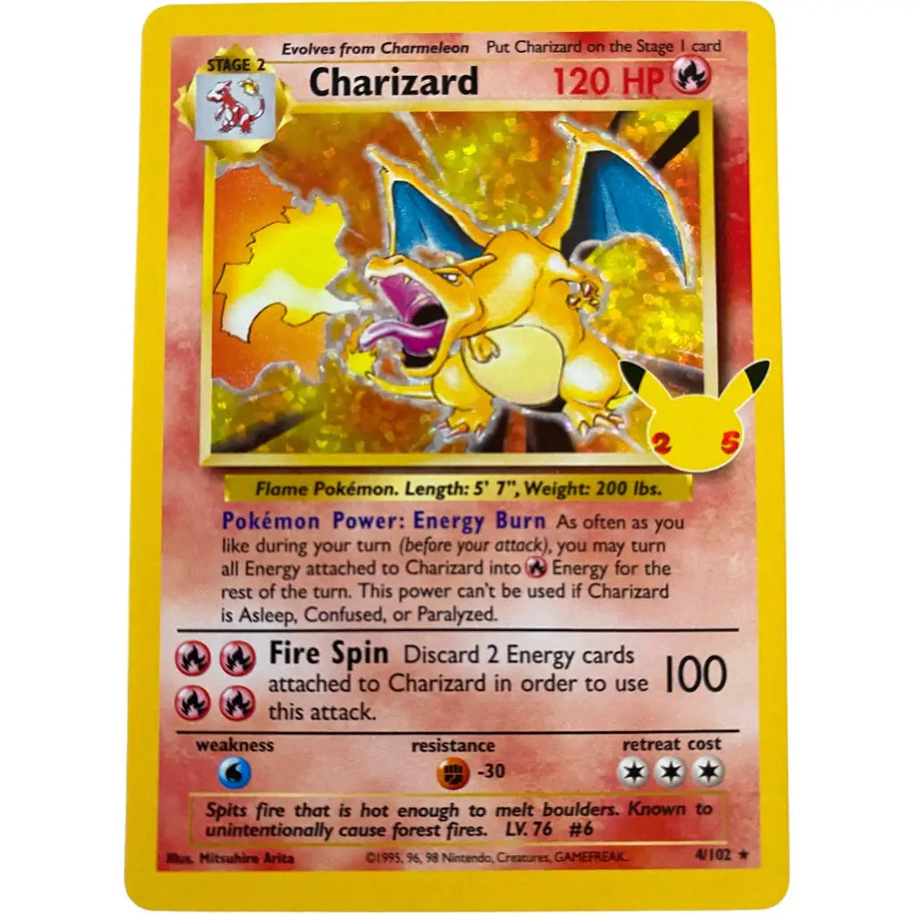 Pokemon Karte | Charizard 🔥| 4/102 | Celebrations 25th!