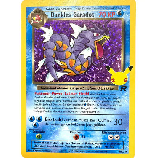 Pokemon Karte |Dunkeles Garados| 8/82 | Celebrations - 1