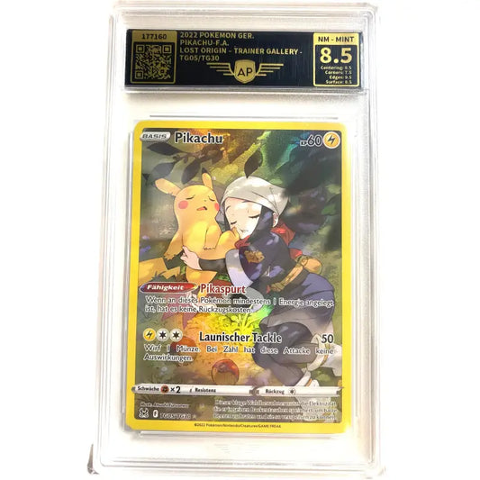 Pokemon Karte gegradet| Pikachu 🔥| 8.5 NM-Mint TG05/TG30 - 1