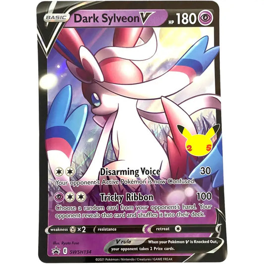 Pokemon Karte groß - XXL Oversize Dark Sylveon V SWSH134 - 1