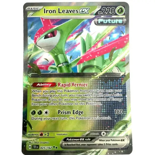 Pokémon Karte Iron Leaves 052/162 Sammelkartenspiel - 1