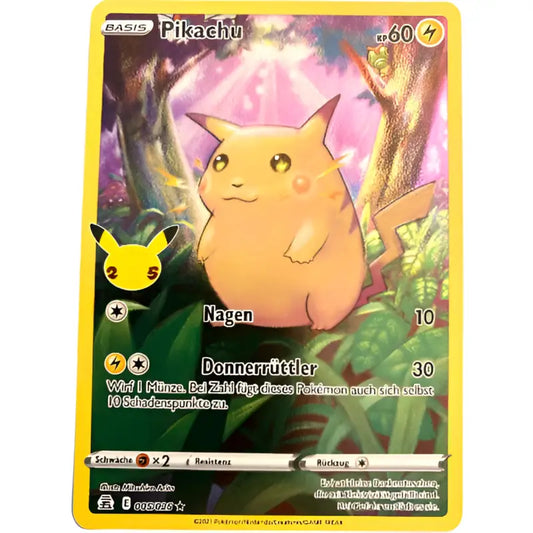 Pokemon Karte | Pikachu | 005/025 | Celebrations 25th Jahre - 1