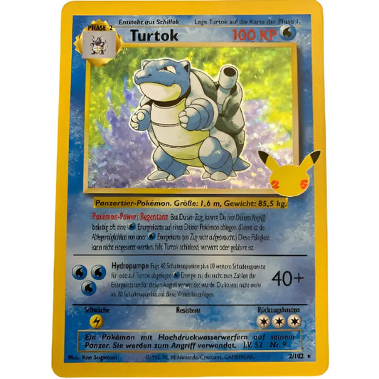 Pokemon Karte | Turtok | 2/102 | Celebrations 25th Jahre - 1