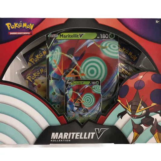 Pokemon Maritellit V Box Deutsch - 4 Booster - XXL Promo - 1