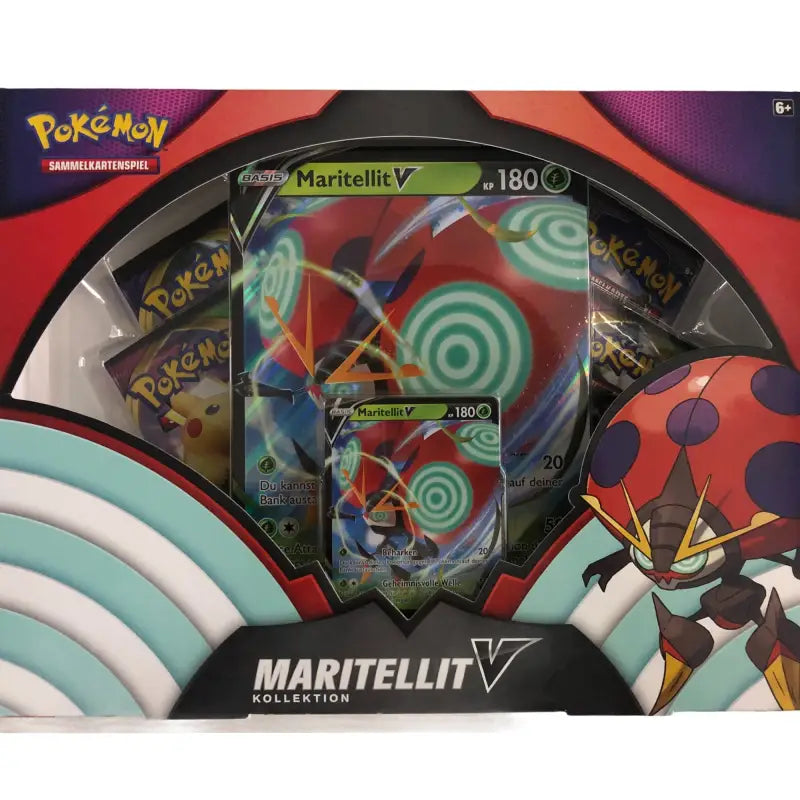 Pokemon Maritellit V Box Deutsch - 4 Booster - XXL Promo