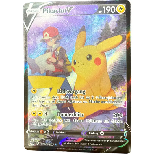 Pokemon Pikachu V Full Art Deutsch Verlorener Ursprung - 1