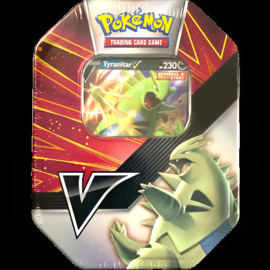 Pokemon Schwert & Schild Despotar / Tyranitar V Tin Box NEU - 1