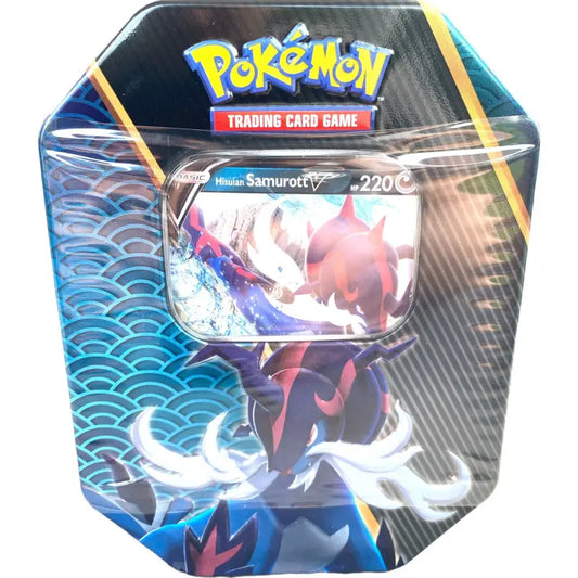 Pokémon Tin Box Samurott V mit 4 Boosterpacks Englisch - 1