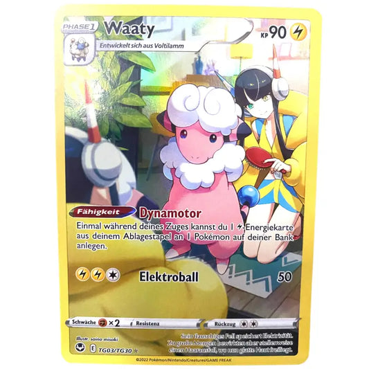 Pokémonkarte Waaty Pokemon TG03/TG30 Full Art Deutsch