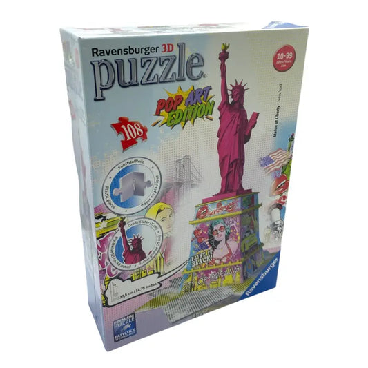 Ravensburger 3D Puzzle 12597 Freiheitsstatue Pop Art