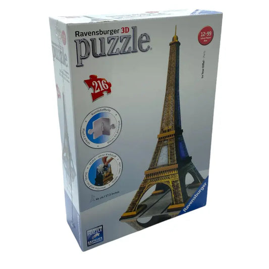 Ravensburger 3D Puzzle 125562 - Paris Eiffelturm 216 Teile