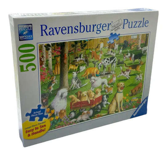 Ravensburger puzzle 500 Teile 14870 at the dog park