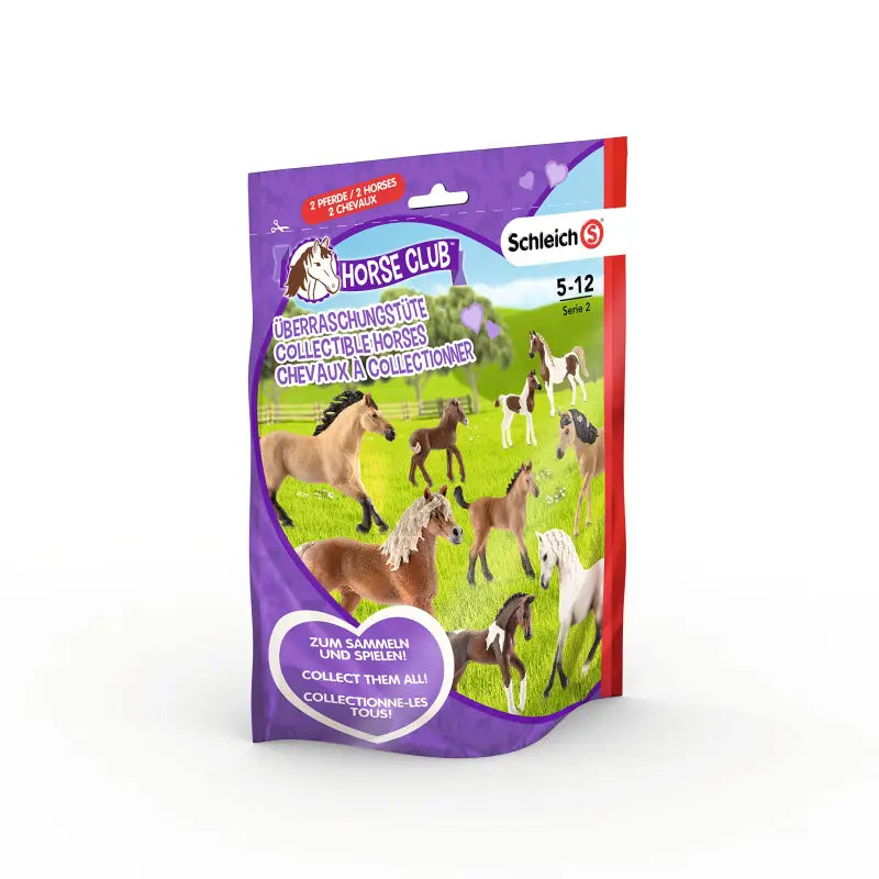 SCHLEICH Horse Club Blindtasche 2 Stück Mehrfarbig, 1