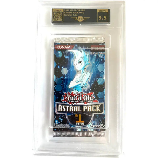 YuGiOh Astral Pack Eins - Boosterpack 9.5 gegradet Mint