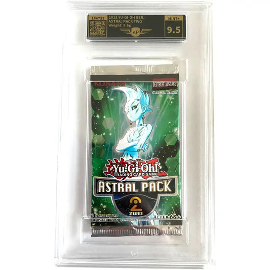 YuGiOh Astral Pack Zwei - Boosterpack 9.5 gegradet Mint