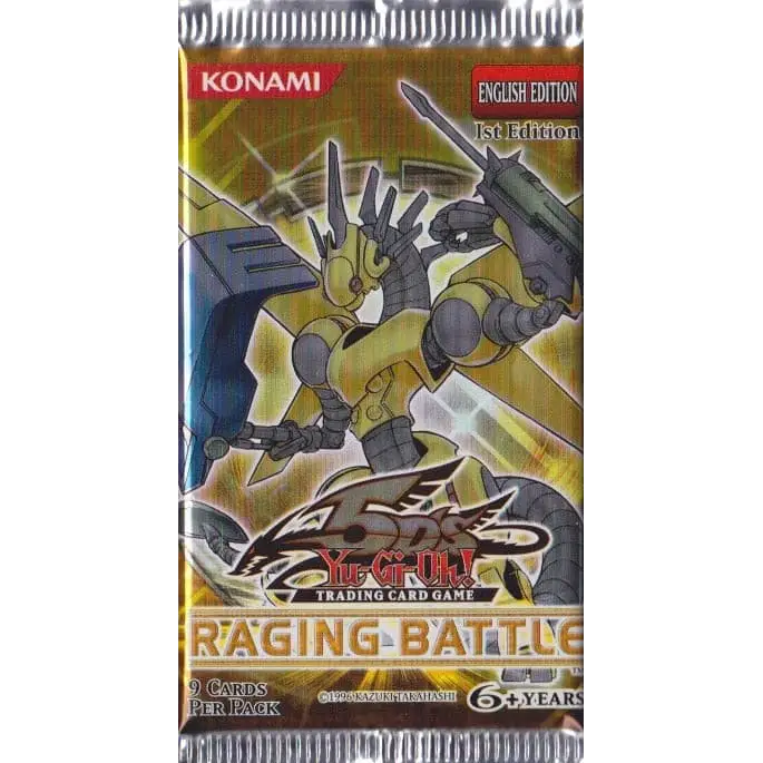 Yu-Gi-Oh! Booster Pack Raging Battle 5Ds English 1.St!
