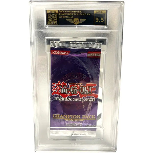 YuGiOh 5Ds Champion Pack 6 - gegradet 9.5 Mint + 2008 Yu Gi Oh 5 Ds - 1