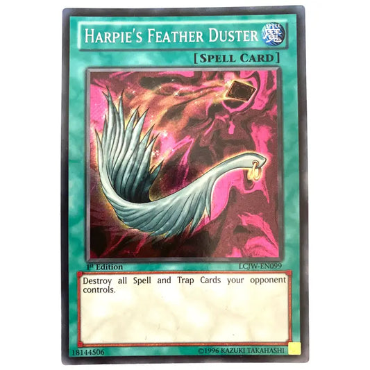 YuGiOh Karte Harpie´s Feather Duster LCJW-EN099 1.St