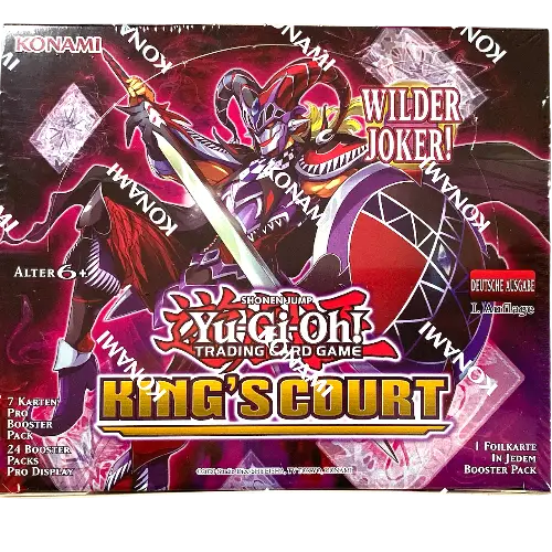 YuGiOh Kings Court Display 24 Booster 1.Auflage Deutsch!